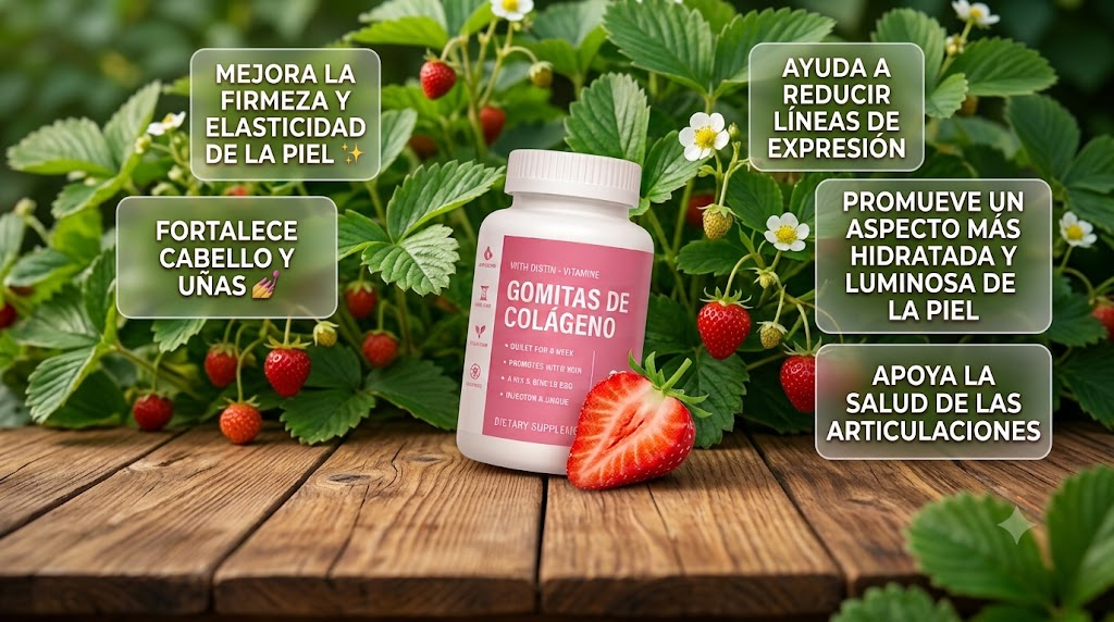GOMITAS DE COLAGENO PREMIUM - Cuida tu Piel, Cabellos & Uñas